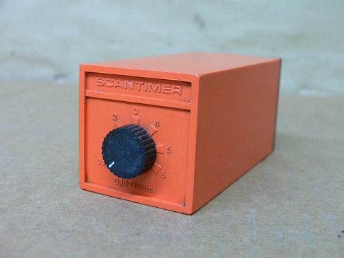 Scantimer A208120 0.15-6 Sec 120VAC 1VA 5A 250VAC