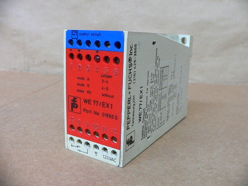 PEPPERL & FUCHS WE77/EX1 01666S CONTROL CIRCUIT