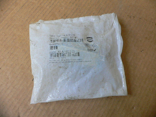 HARTING 09330162701 Han E Series size 16 B Connector Insert, Female, 16A, 500 V