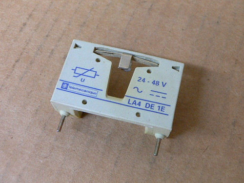 TELEMECANIQUE LA4-DE-1E CONTACTOR COIL SUPPRESSOR 24-48V