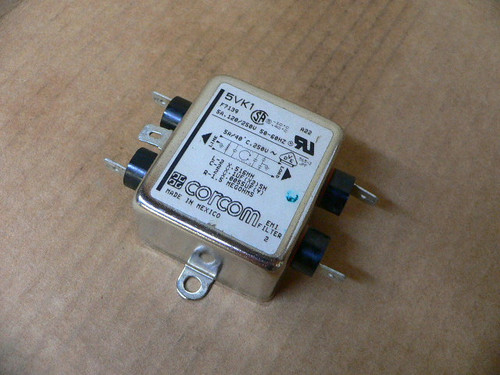 CORCOM 5VK1 120/250V/50-60Hz EMI Filter