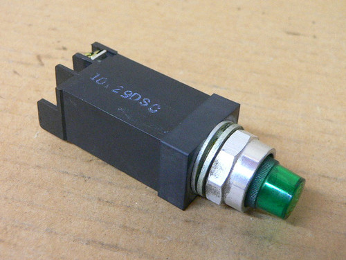 ALLEN BRADLEY 800T- PST16 Series N Push Test Pilot Light Green
