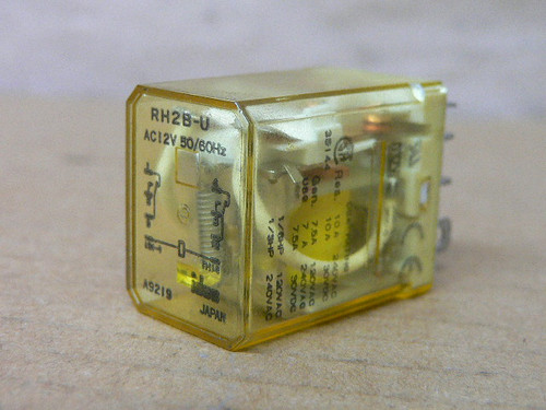 IDEC RH2B-UAC12V POWER RELAY RH2B-U