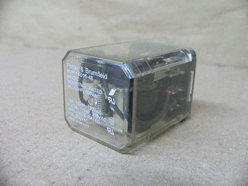 POTTER & BRUMFIELD KUP-14D15-48 RELAY 48V