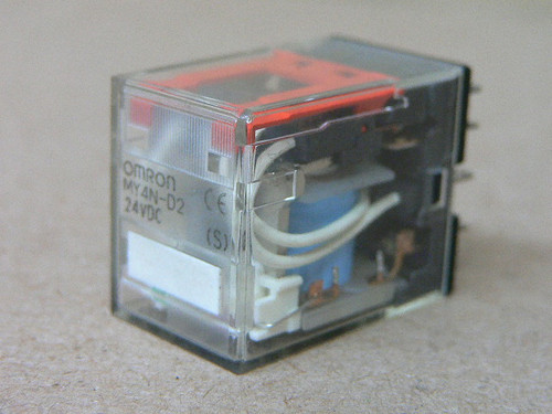 OMRON MY4N-D2, 24VDC MY4N-D2-24VDC 24VDC COIL RELAY