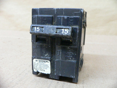 SIEMENS QSWD215 QS215 Q215 QSW215 15A 2P CIRCUIT BREAKER