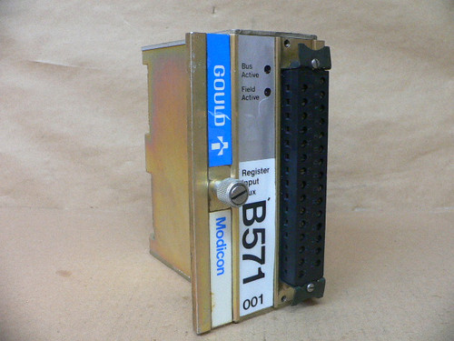 Gould Modicon Register Input Mux B571-001 B571001 Used
