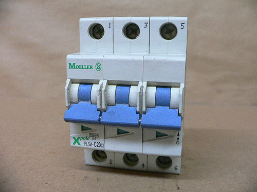MOELLER PLSM-C20/3-MW PLSMC203MW CIRCUIT BREAKER 20AMP