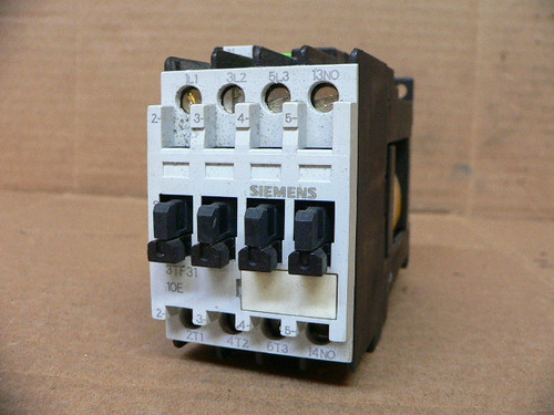 Siemens Contactor 3TF3110-0B 20a 600vac Used