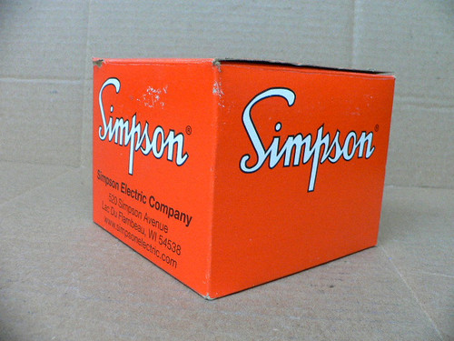 SIMPSON ELECTRIC COMPANY MC09977-4, 20FP234-1 (USED, NO GLASS) PERCENT RATED