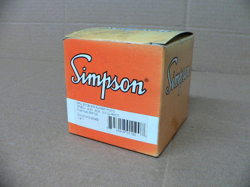 SIMPSON ELECTRIC COMPANY AJ2485111312 01190 57MD--- 0-25 ACA 3.5 UL REC