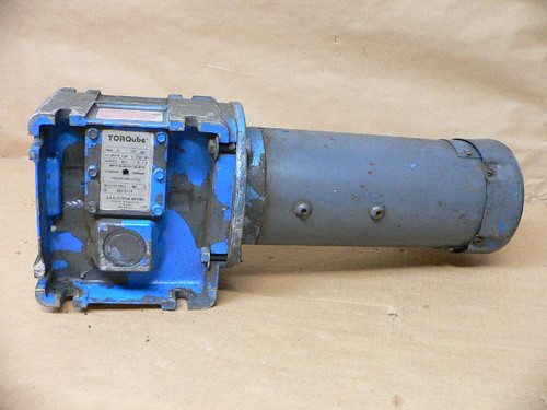 U.S ELECTRICAL MOTORS TYPE QC, 60:1, E641/D10N ELECTRIC MOTOR AND GEARBOX