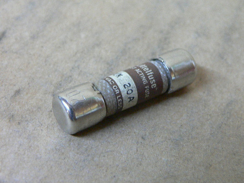Littelfuse KLK-20 KLK20 (20A) 20 Amp 600V Midget Fast Acting Fuse