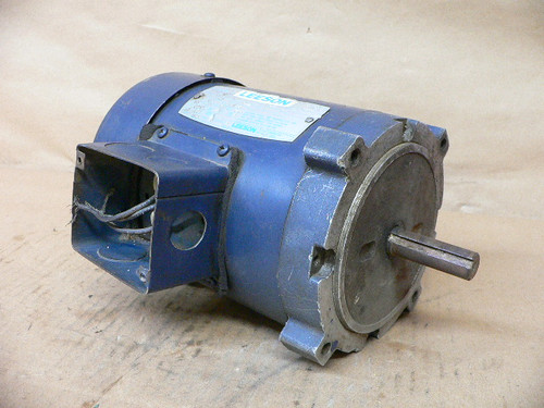 LEESON C4T17FH3B 101051.00 1/2HP 1725 R.P.M. 600V 3PH JS56 TEFC AC MOTOr
