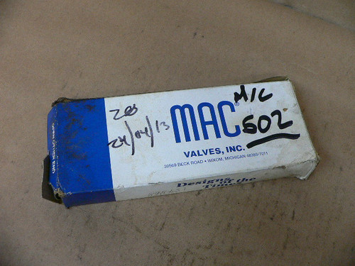 MAC 421A-A0A-DM-DJAJ-1JD VALVE ASSEMBLY
