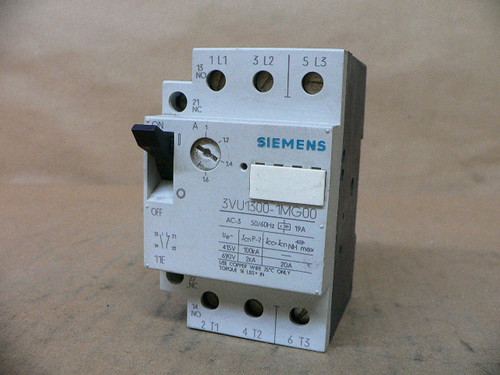 Siemens 3VU1300-1Mg00 Motor Protector Circuit Breaker