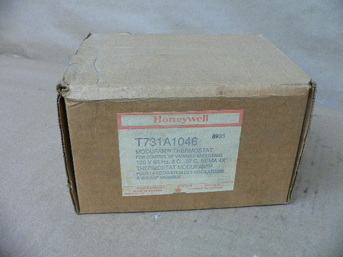 HONEYWELL T731A1046 MODUFAN THERMOSTAT 120V 60HZ 3-37C NEMA 4X