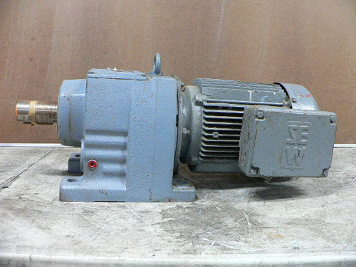 SEW-EURODRIVE R77A, 80.12.96576.5/1, R70DT100L4 AC ELECTRIC MOTOR AND GEARBOX