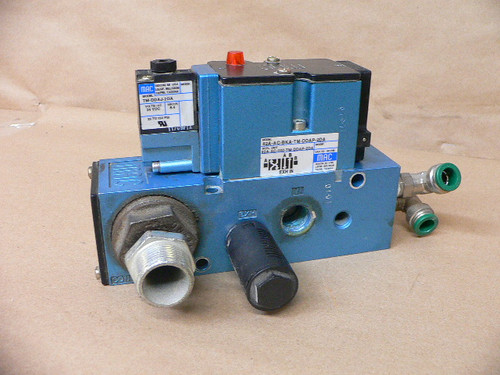 MAC VALVES INC 82A-AC-BKA-TM-DDAP-2DA 82AACBKATMDDAP2DA SOLENOID VALVE 24 VDC 5.4 WATT