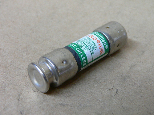LITTELFUSE SLO-BLO FLNR-15 FUSE 15A 250V AC TIME DELAY DUAL ELEMENT CLASS RK5