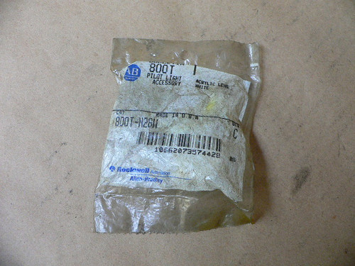 ALLEN BRADLEY 800T-N26W 30MM WHITE REPLACEMENT PILOT LIGHT CAP