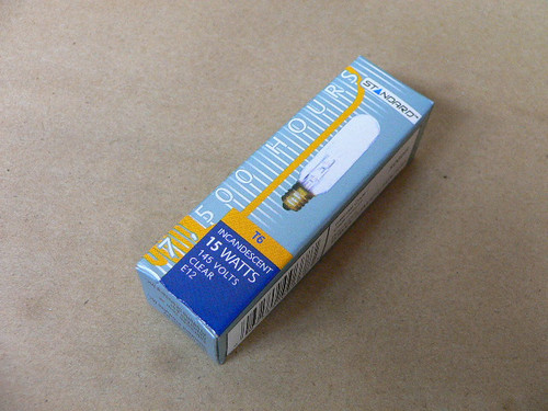 Standard 15T6/CL/7.5M/E12/145V/STD Bulb NEW