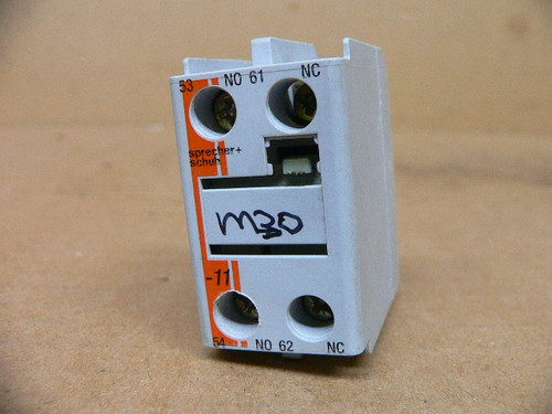 Sprecher + Schuh CS7-PV-31 Auxiliary Contactor Front Mounting 690V 10A