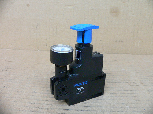 FESTO ELECTRIC VABF-S4-2-R1C2-C-6ZF PNEUMATIC REGULATOR VALVE PLATE 145PSI 10BAR