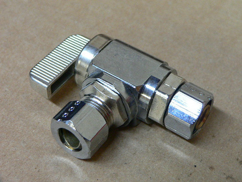 DAHL 211-41-31 MINI BALL VALVE FAUCET SINK 3/8" OD F