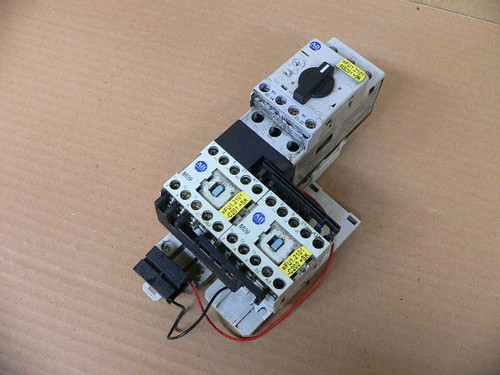 ALLEN BRADLEY 107-M09RZ2400-CB16-A11-EX1 MOTOR CONTROLLER CONTACTOR ASSEMBLY
