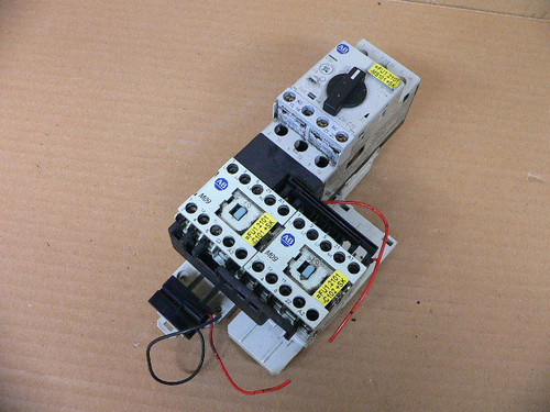 ALLEN BRADLEY 107-M09RZ2400-CB63-A11-EX1 MOTOR CONTROLLER CONTACTOR ASSEMBLY