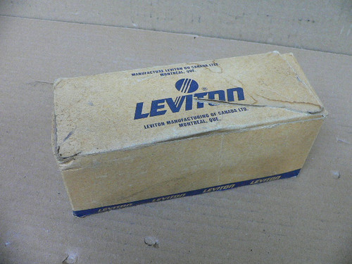 Leviton 5378 50 Amp, 250 Volt, Surface Mounting Receptacle, Straight Blade
