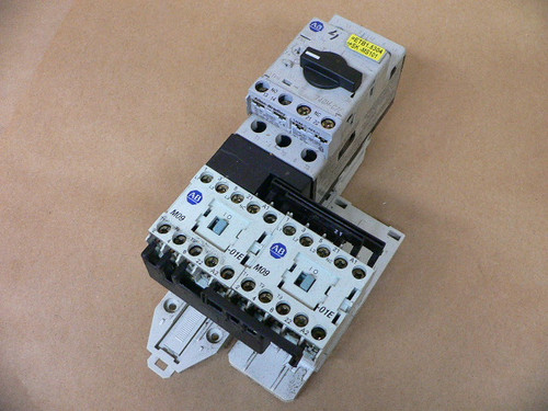 ALLEN BRADLEY 107-M09RZ2422-CB25-ALL-M-EX1 COMBINATION STARTER OVERLOAD