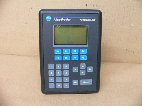 ALLEN BRADLEY -- PANELVIEW 300 MONOCHROME TERMINAL RS232 Port -- 2711-K3A17L1