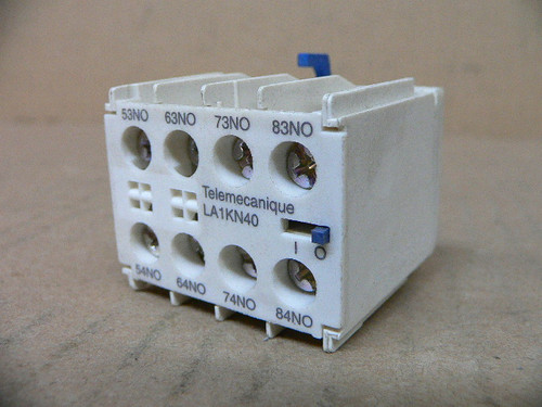 Telemecanique LA1KN40 Auxiliary Contact Block LA1 KN40