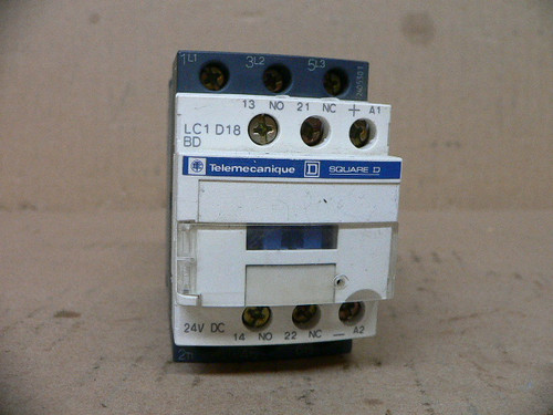 TELEMECANIQUE LC1-D18 AC CONTACTOR WITH COIL