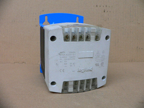 LEGRAND 44524, 50/60HZ 160VA TRANSFORMER 230/400V PRIMARY 115V SECONDARY