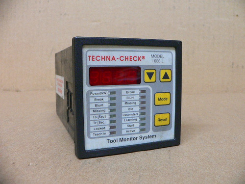 Techna Check Unipower TC101 Tool Monitor System Techna-tool Techna-check