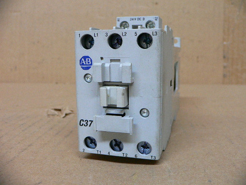 Allen Bradley 100-C37ZJ00 Ac Contactor Ser C 24v-dc 25kw 60a Amp