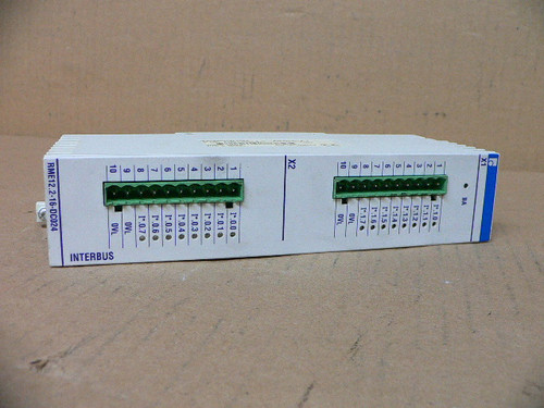 Indramat RME12.2-16-DC024 24VDC Input Module 2X8 Input Interbus