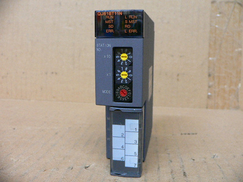 Mitsubishi MELSEC-Q QJ61BT11N CC-Link 2.0 Master Unit Compact PLC Input Module