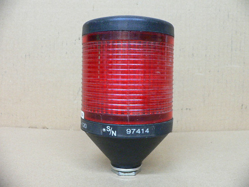 SCC 4000-BR-120V LED STACK LIGHT, SERIES 4000, .05 AMP~ 120 V AC, RED