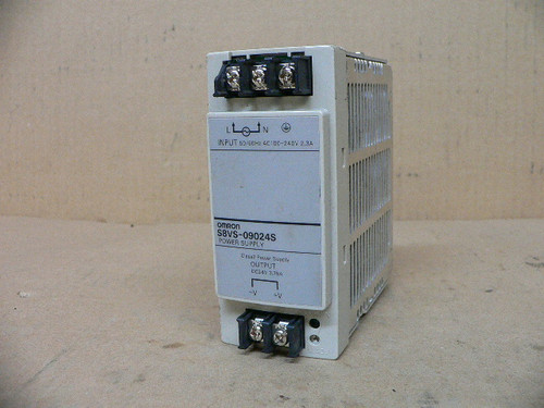 Omron S8VS-09024 Power Supply Input: AC100-240V 2.3A Output:24VDC 3.75A