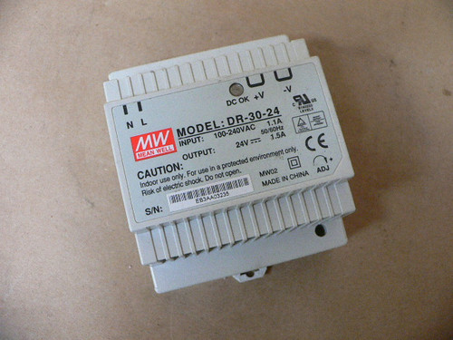 MEAN WELL DR-30 Single Output 5V 12V 15V 24V Din Rail Switching Power Supply