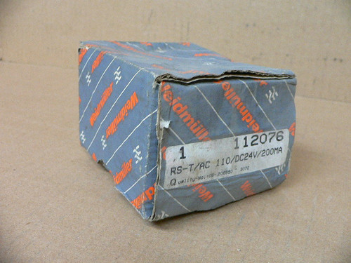 WEIDMULLER 112076 110V AC 24VDC 200MA POWER SUPPLY