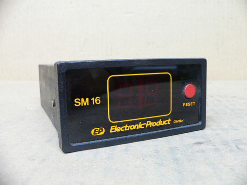 MAHO MH600EZ CNC EP ELECTRONIC PRODUCT SM16 SM-16-110V COUNTER METER