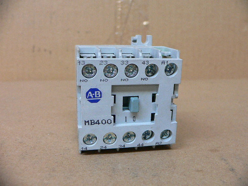 Allen-Bradley 700DC-MB400Z24S Control Relay, 24VDC Coil, 4 N.O.