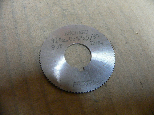 FOWLER CUTTING WHEEL BLADE 1 3/4''X.051''X5/8'' 1 3/4'' X .051'' X 5/8''