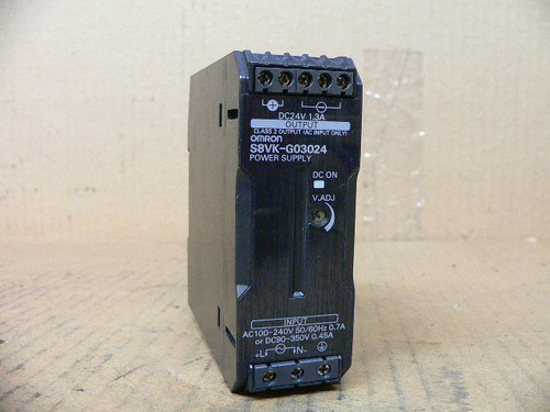 Omron Power Supply Cat No. S8VK-G03024 Input 100-240V AC 24V DC 1.3Amp. Output