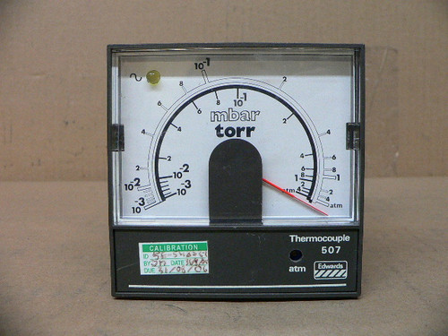 Edwards Thermocouple Gauge Display 507 Model